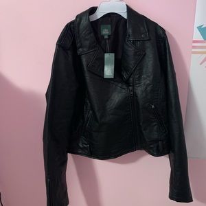 Faux Leather Jacket